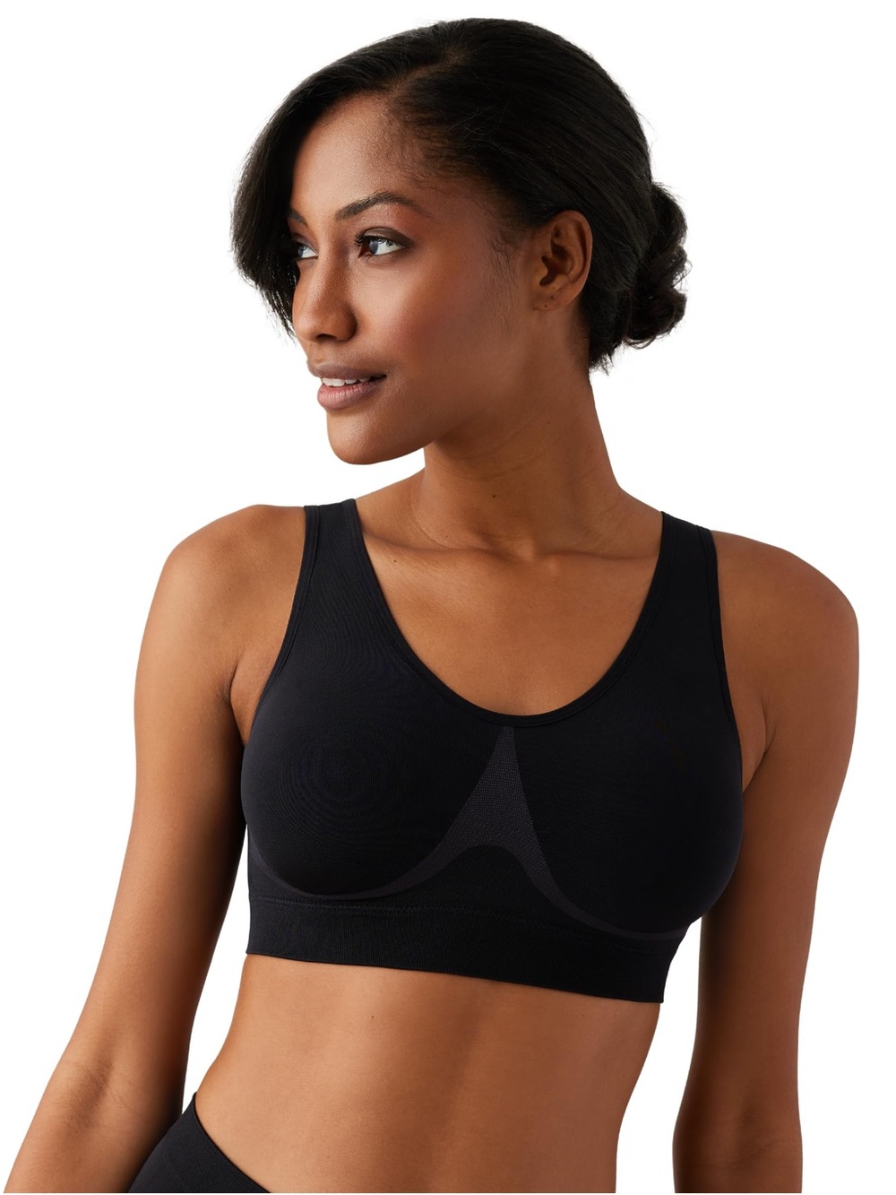 Wacoal B-Smooth Wireless Bralette Women’s US Size 44 Black 835275 Removable Pads